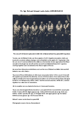 A preview of a PDF biography for Askie, Richard Edward Leslie